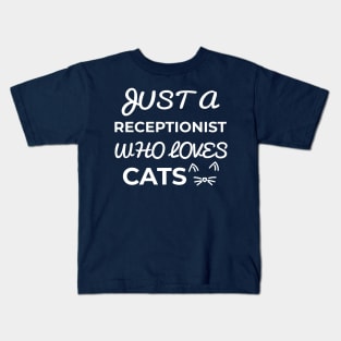 receptionist cat owner Kids T-Shirt